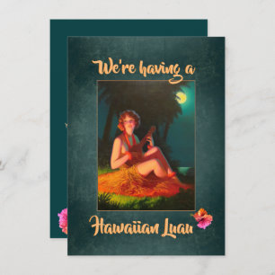 Invitation du parti Hawaiian Luau