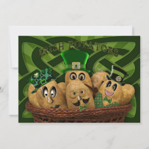 INVITATION DU PARTI IRLANDAIS - POMMES DE TERRE IR