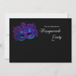 Invitation du parti Masquerade