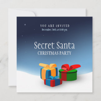 Invitation du Parti Père Noël Secret