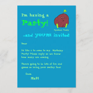 invitation du parti Spudman Paddy