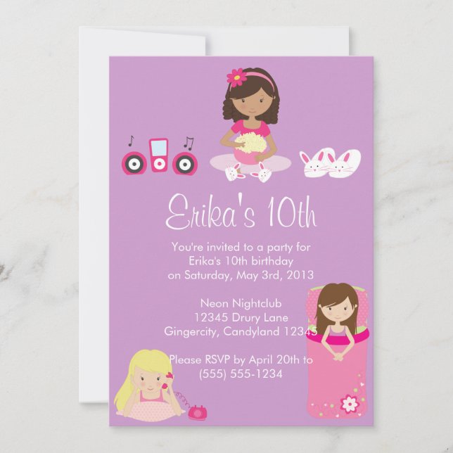 Invitation du parti Stwood (Devant)