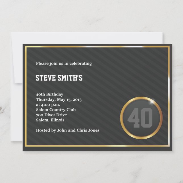 Invitation du Parti Swagger (Devant)