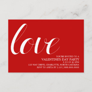 Invitation du Parti Valentin Mod Pen Love