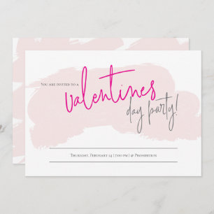 Invitation du Parti Valentines Saint Valentin