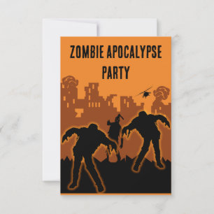 Invitation du parti Zombie Apocalypse