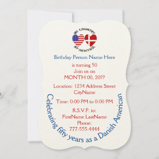 Invitation du patrimoine des pays américains danoi