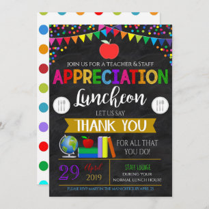 Invitation du personnel d'appréciation de l'enseig