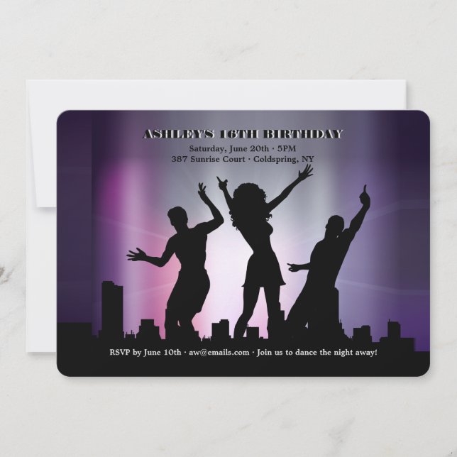 Invitation du personnel du parti (Devant)