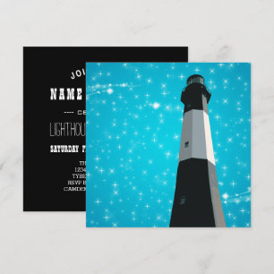 invitation du phare de l'île de Tybee