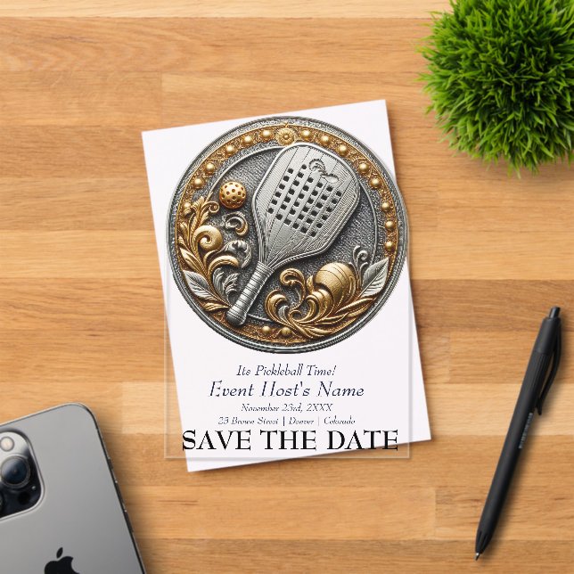 Invitation du Pickleball Event Party (Insitu (Carte d'invitation))