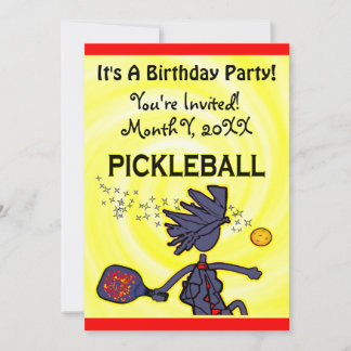 Invitation du Pickleball Party