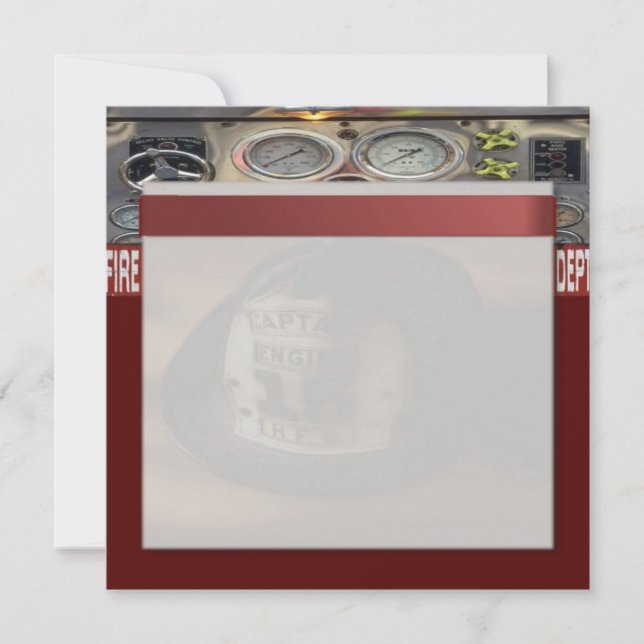 Invitation du pompier (Devant)