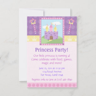 Invitation du Princess Party
