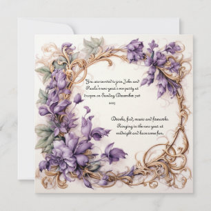 Invitation du réveillon du Nouvel An