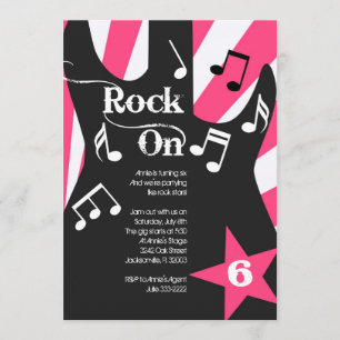 Invitation du Rockstar Party