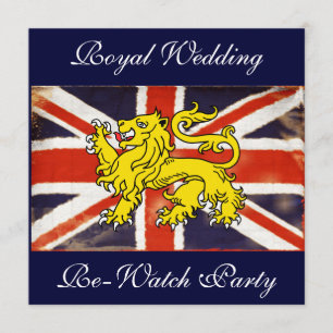 Invitation du Royal Mariage Re-Watch Party