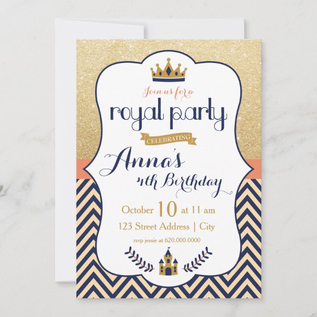 Invitation du Royal Princess Party (Devant)