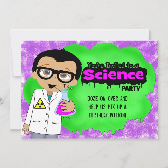 Invitation du Science Party (Devant)