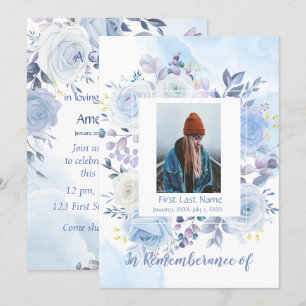 Invitation du service commémoratif Hummingbird Blu