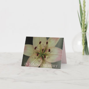 Invitation du service commémoratif In Love Memory