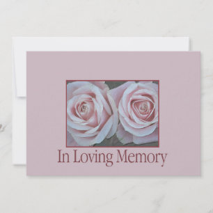 Invitation du service commémoratif In Love Memory