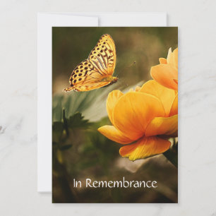Invitation du service commémoratif Orange Garden B