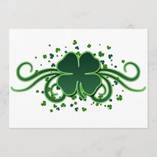 Invitation du Shamrock de la Saint-Patrick