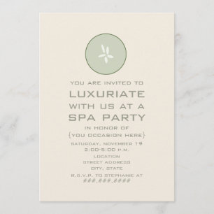 Invitation du spa - Concombre