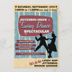 Invitation du Swing Dance Party