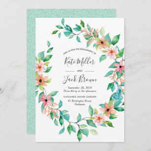 Invitation du Tropical Island Luau Engagement Part