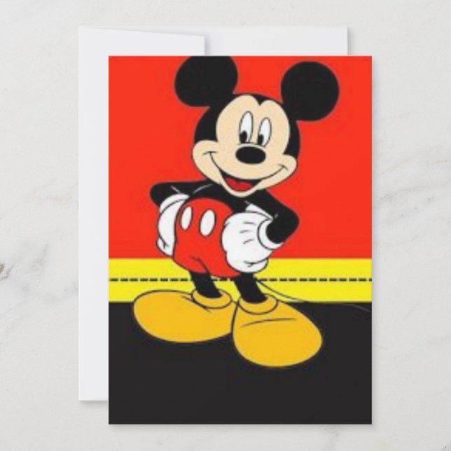 Invitation du ventilateur de dessin (Devant)