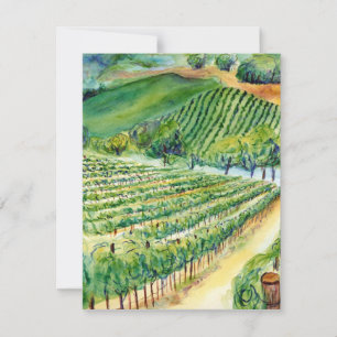 Invitation du vignoble californien