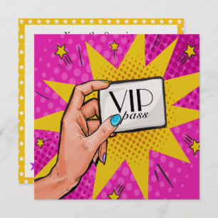 Invitation du VIP Art Pop Rev 1