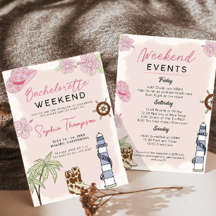 Invitation du week-end de la bachelorette Cowgirl