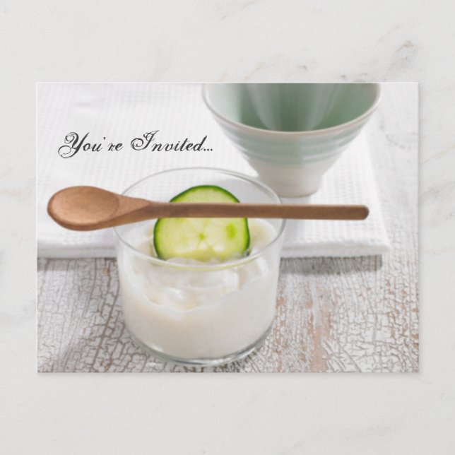 Invitation du week-end Spa pour filles (Devant)