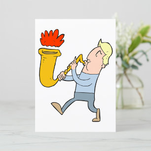 Invitation D'Un Musicien Saxaphone