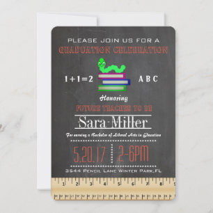 Invitation d'un professeur de règle et de pomme