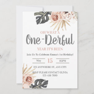 Invitation d'un seul dernier anniversaire