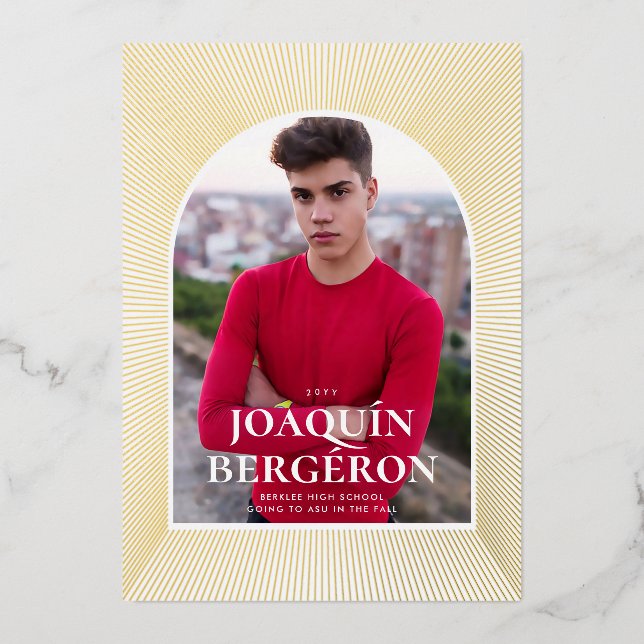 Invitation d'une bourse d'études de démarrage (Recto)