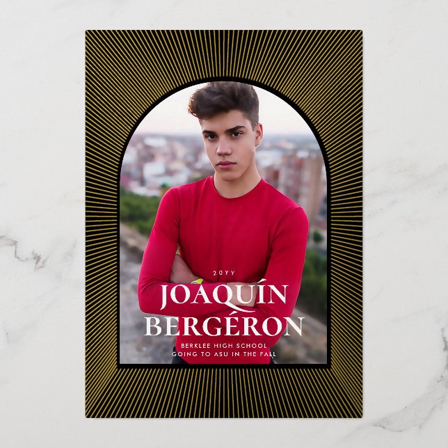 Invitation d'une bourse d'études de démarrage (Recto)