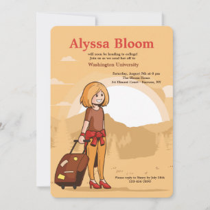 Invitation d'une fille en voyage