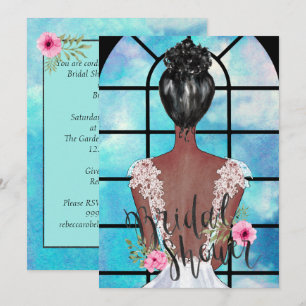 Invitation d'une nuptiale africaine américaine