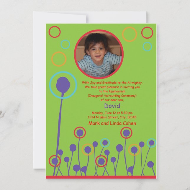 Invitation d'Upshernish (Devant)