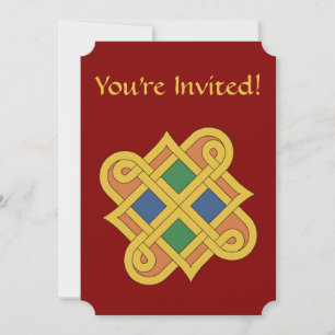 Invitation Durrow Knotwork 2016