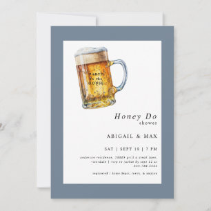 Invitation Dusty Blue Party à la maison Couples Douche