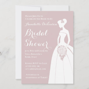 Invitation Dusty Pink