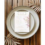 Invitation Dusty Pink and Gold Modern Minimalist Wedding<br><div class="desc">With a classic pink and gold monogram design these wedations invitations are moderne and sleek. Find matching wedding items in my shop.</div>