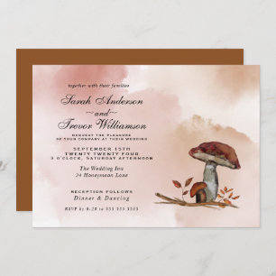 Invitation Dusty Plum Mariage Pleine lune Dragonfly Pond Invi