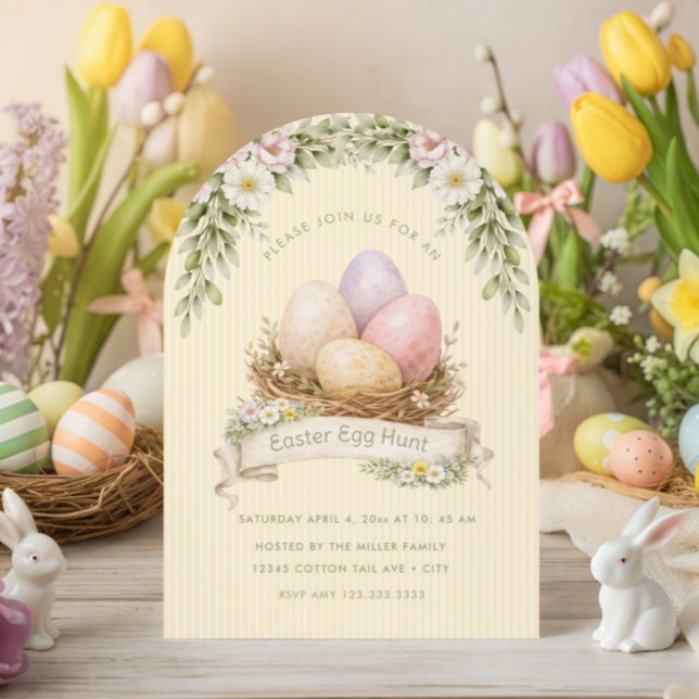 Invitation Easter Egg Nest | Easter Egg Hunt (Créateur téléchargé)